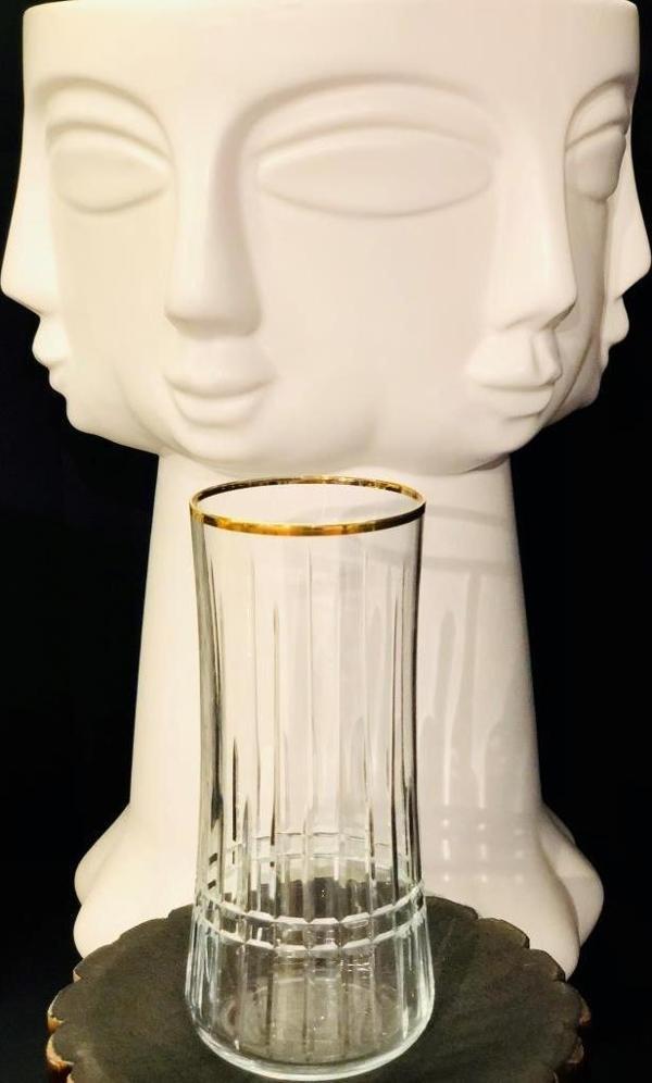 Koleksiyon Aheste Diamond Altın 6 Lı Rakı&Limonata Bardağı - Image 1