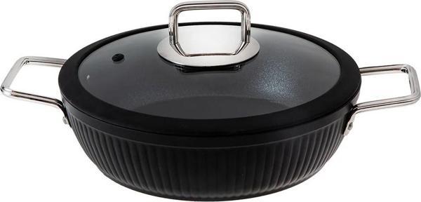 Jumbo Dublin Black Basık Tencere 26 cm - Image 1