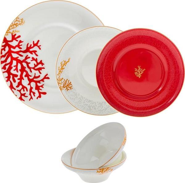 Jumbo Red Marin 6 Kişilik 24 Parça Yemek Takımı - Image 1