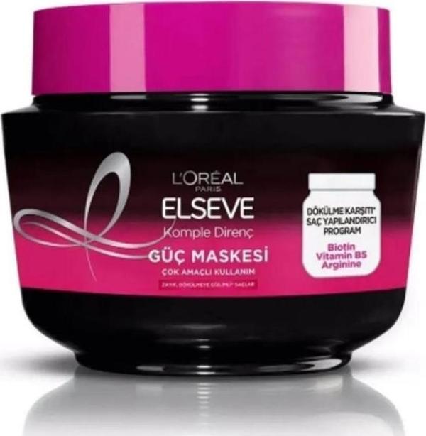 Elseve Saç Maskesi 300 ml. Komple Direnç (6'lı) - Image 1