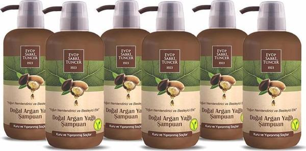 Eyüp Sabri Tuncer Düvenci Toptan Argan Yağlı Şampuan Seti 6' lı Paket - Image 1