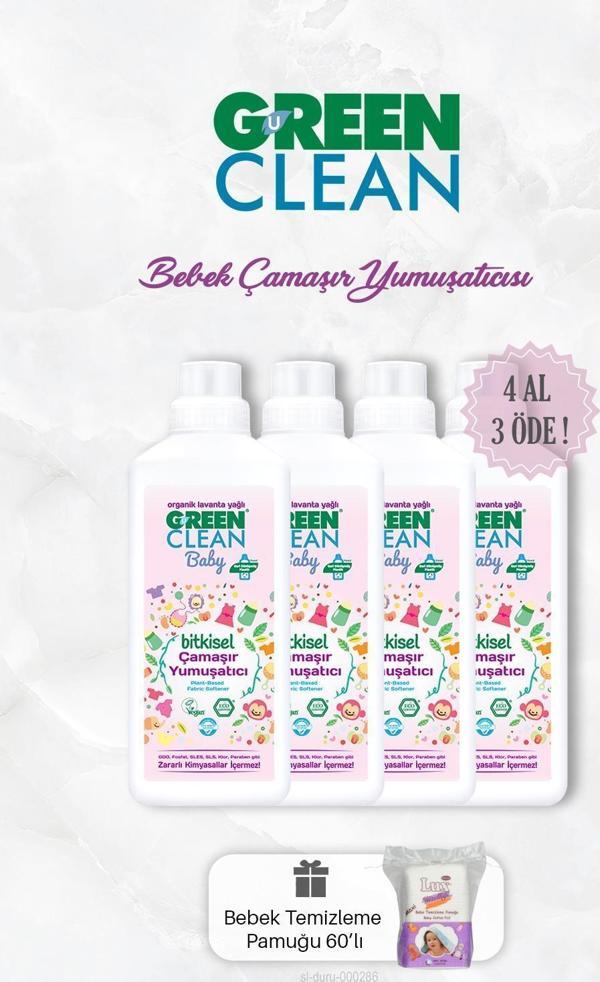 4 AL 3 ÖDE Bitkisel Bebek Çamaşır Yumuşatıcısı 1000 ml - Image 1