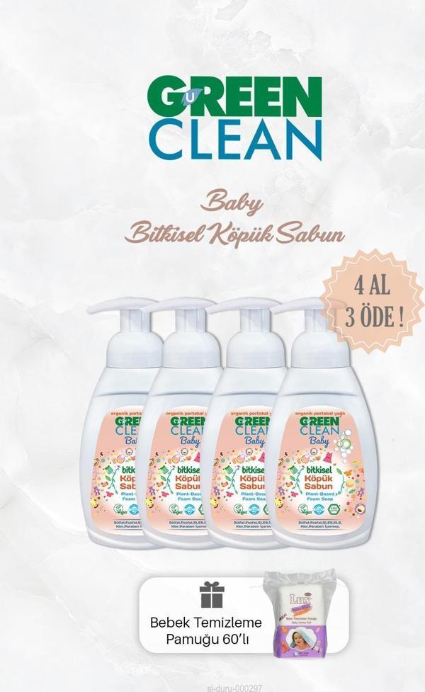 4 AL 3 ÖDE Bitkisel Bebek Köpük Sabun Portakallı 450 ml - Image 1