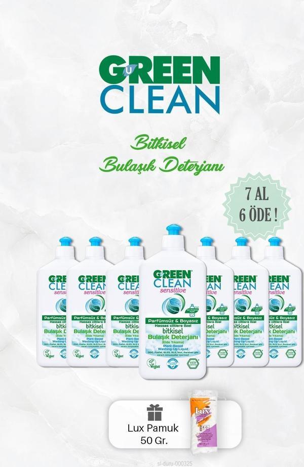 7 AL 6 ÖDE Bitkisel Bulaşık Deterjanı Sensitive 500 ml - Image 1