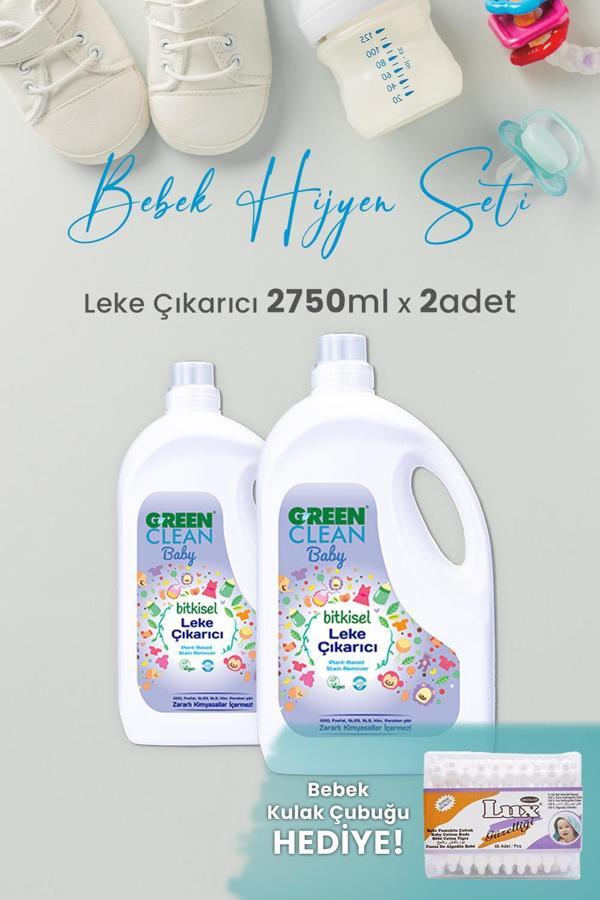 Green Clean Baby Leke Çıkarıcı 2.75 L x 2 Adet ve Hediyeli - Image 1