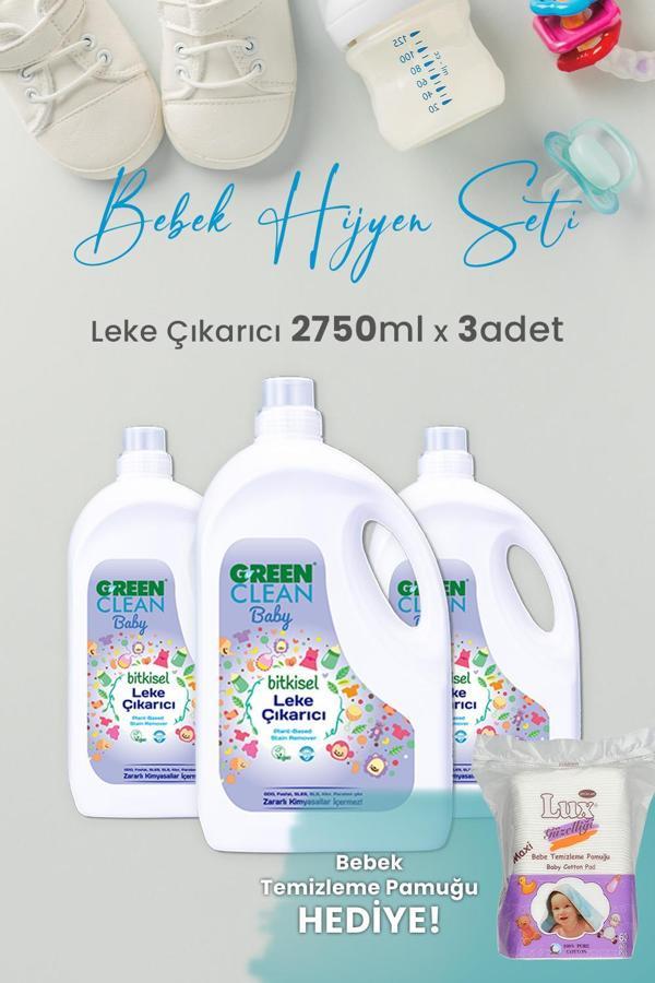 Green Clean Baby Leke Çıkarıcı 2.75 L x 3 Adet ve Hediyeli - Image 1