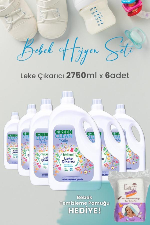 Green Clean Baby Leke Çıkarıcı 2.75 L x 6 Adet ve Hediyeli - Image 1