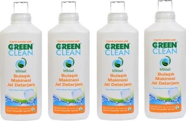 Green Clean  Bulaşık Makinesi Jel Deterjanı 1000 ml x 4 Adet - Image 1
