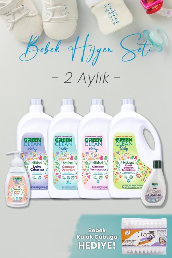 Green Clean Bebek Hijyen Seti 2 Aylık Hediyeli - Image 1