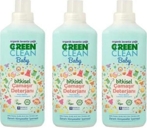 U Green Clean Baby Çamaşır Deterjanı 1 L x 3 - Image 1