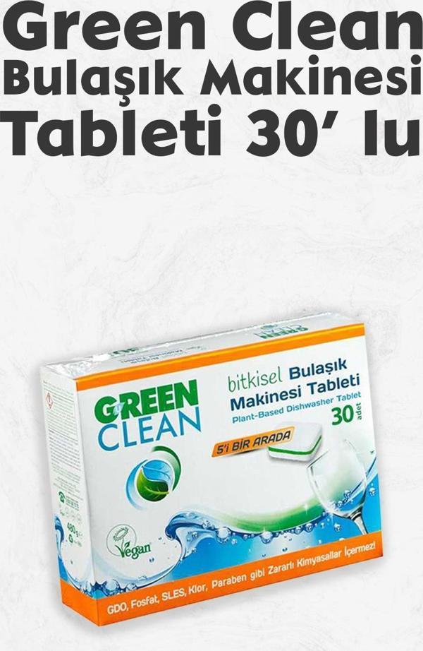 U Green Clean Bulaşık Makinesi Tablet 30'lu - Image 1