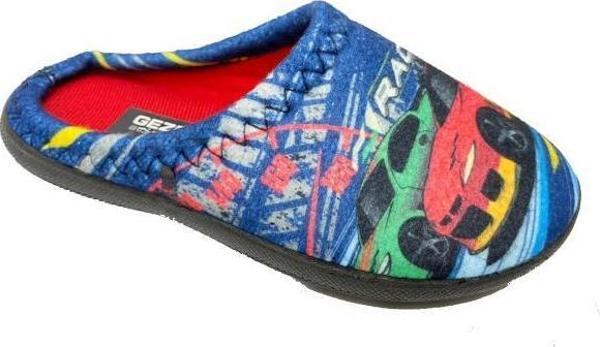 Gezer 13594 Temal Kumaş Erkek Çocuk Halı Terlik 27-29 - Image 1