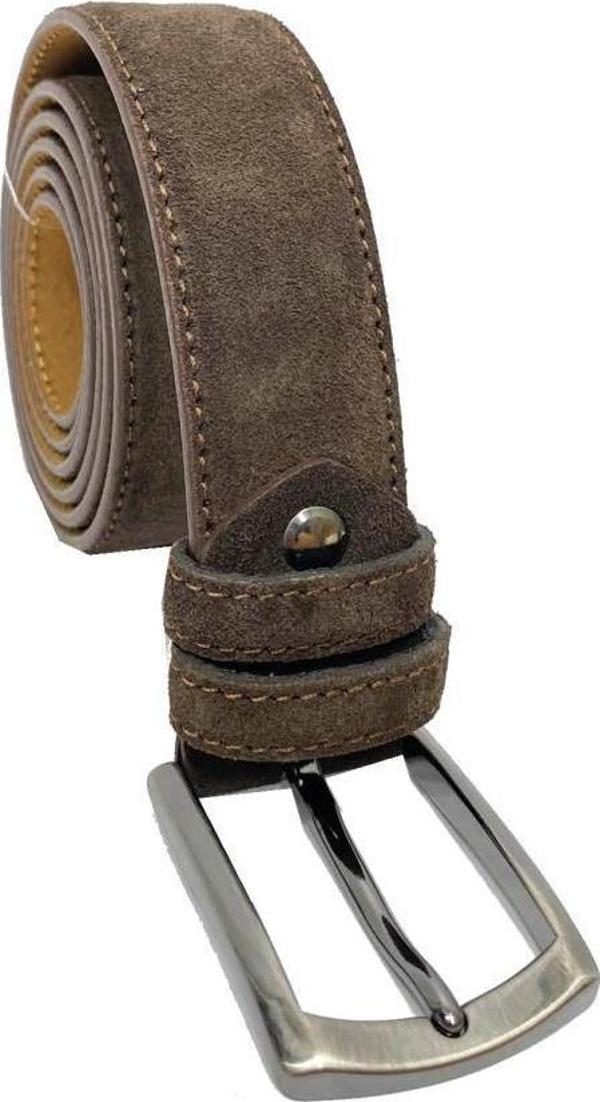 Marla 434 Hakiki Deri Süet Erkek Kemer 135cm - Image 1