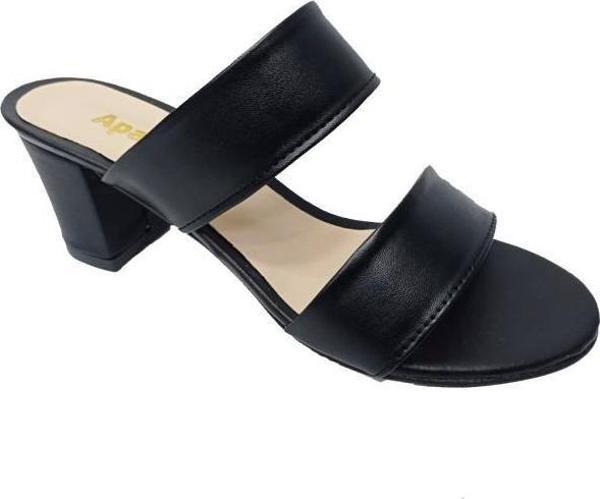 Apaydın 07 Deri Trend Fashıon Tek Bantlı Kadın Terlik - Image 1