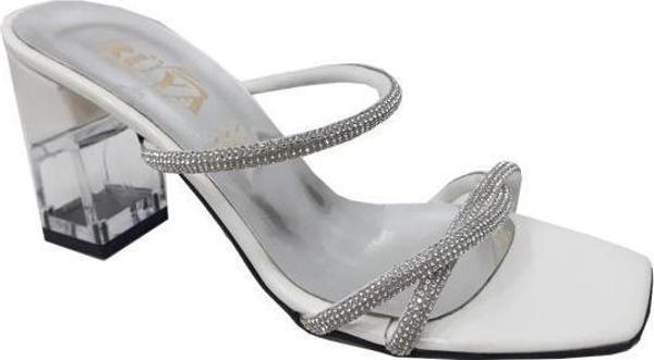 Rüya 8208-5 Rugan Taşlı Fashion Kadın Terlik - Image 1