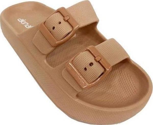 Akınal E282.F.000 Ortopedik Suya Dayanıklı Çocuk Terlik Pastel Kahve 31-36 - Image 1