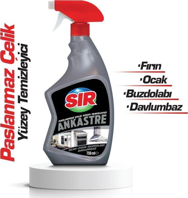 Sır Ankastre Çelik Yüzey Temizleyici Sprey 750Ml - Image 1