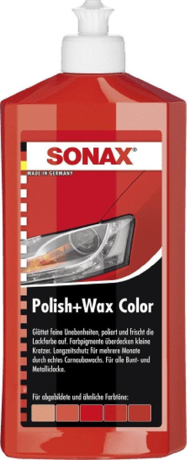 Sonax Renkli Nano Parlatıcı ve Koruyucu Cila Kırmızı 250 ml - Image 1