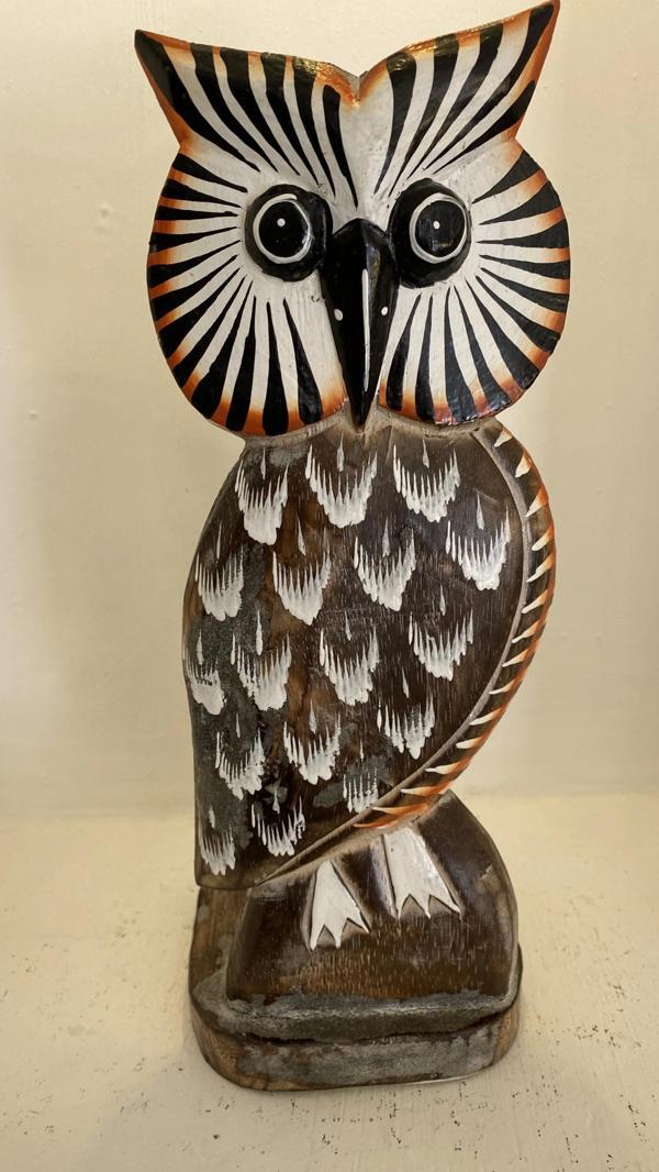 ahşap baykuş kağıt havluluk - Image 1