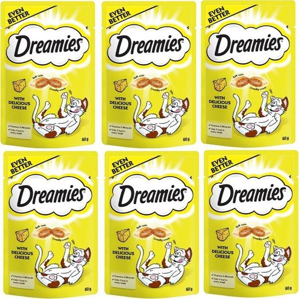 Dreamies Cheese Peynirli Kedi Ödül Maması 60 gr x 6 Adet - Image 1