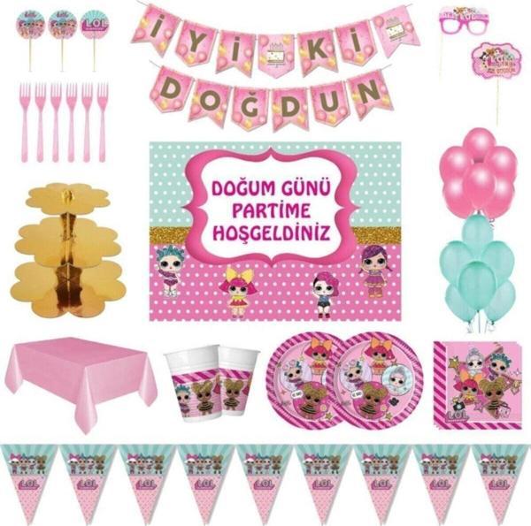 Lol Bebek Afişli Doğumgünü Parti Setleri 24 Kişilik - Image 1