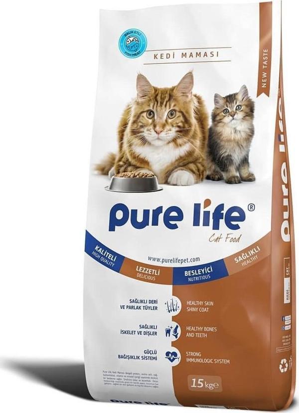 Pure Life Balıklı Yetişkin Kedi Maması 15 kg
SKT 13.09.2025 - Image 1