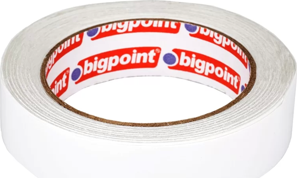 Bigpoint Çift Taraflı Bant 25 mm x 25 m - Image 1