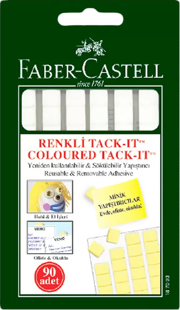 FABER-CASTELL TACK-İT HAMUR YAPIŞTIRICI BEYAZ (187064) - Image 1