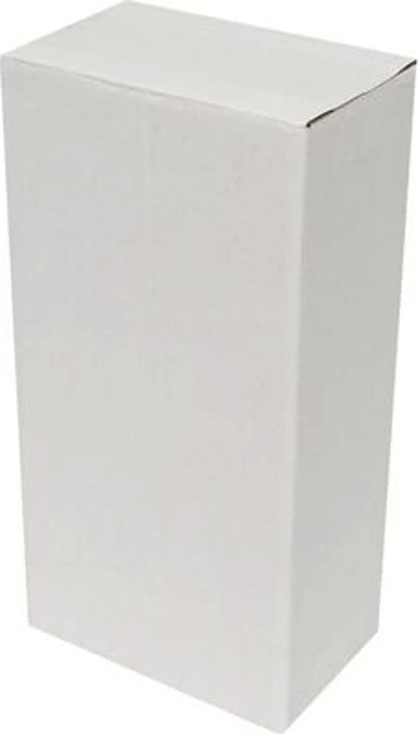 14x8x27cm Tek Oluklu Koli - Beyaz - Image 1