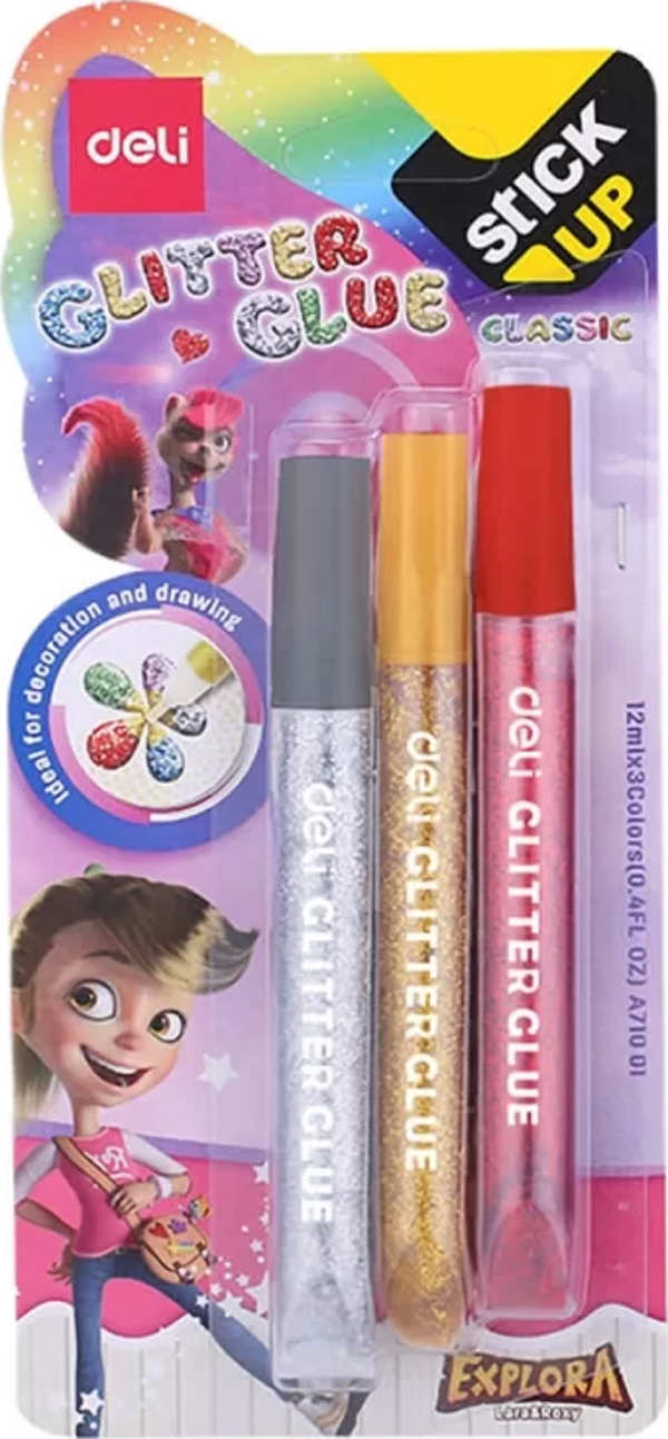 DELİ A71001 SİMLİ YAPIŞTIRICI 12ml 3LÜ - Image 1