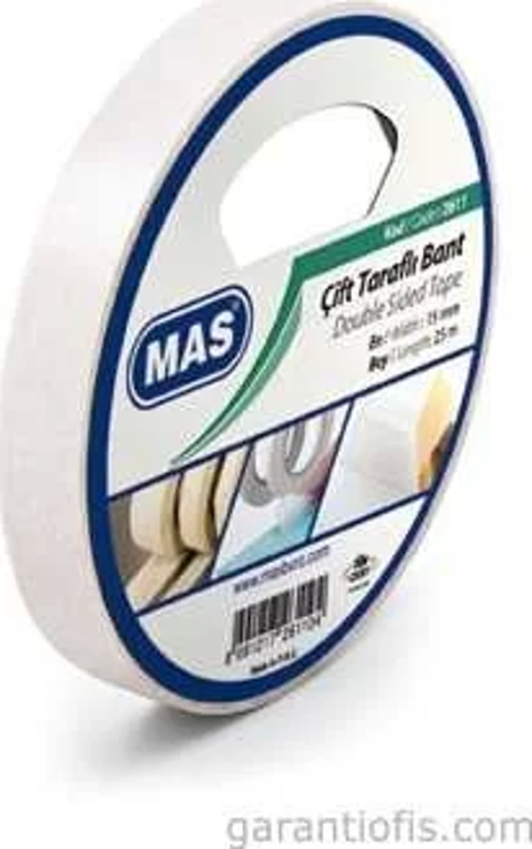 Mas 2611 Çift Taraflı Bant (15mm x 25m) - Image 1