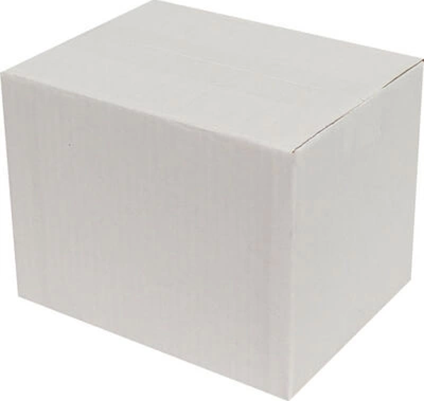 20x15x15cm Tek Oluklu Koli - Beyaz - Image 1