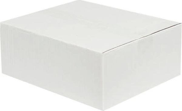 30x25x12cm Tek Oluklu Koli - Beyaz - Image 1