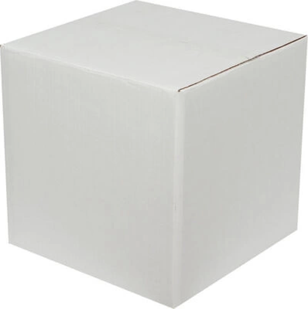 30x30x30cm Çift Oluklu Beyaz Koli - Image 1