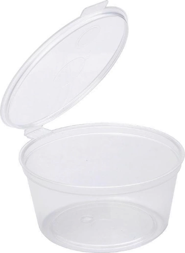 60 cc Kapaklı PP Sos Kabı ( 50 Adet ) - Image 1