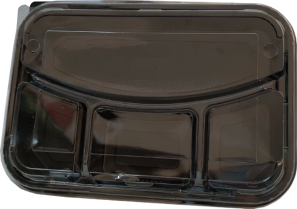4 Bölmeli Kebap Kabı Seti V-416 ( 50 Adet ) - Image 1