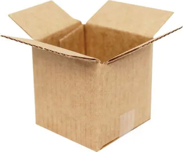 4,5x4,5x4,5cm Tek Oluklu Koli - Kraft - Image 1