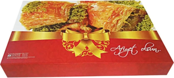 Karton Baklava Kutusu 1000gr 100 Adet. - Image 1