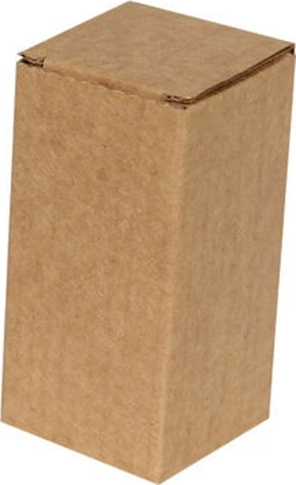 4x4x8cm Tek Oluklu Kutu - Kraft - Image 1