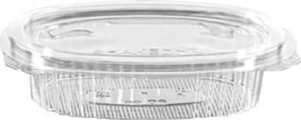 Oval Sos Kabı 100 cc Düz Kapak ( 100 Adet ) - Image 1