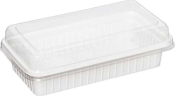 Plastik Dondurma Kabı Beyaz 1000 Gr Kapaklı ( 500 Adet ) - Image 1