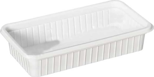 Plastik Dondurma Kabı Beyaz 500Gr (50 Adet) - Image 1