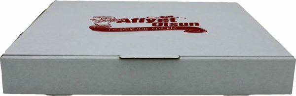 Pizza Kutusu Beyaz 100 Adet 33x33 cm. - Image 1