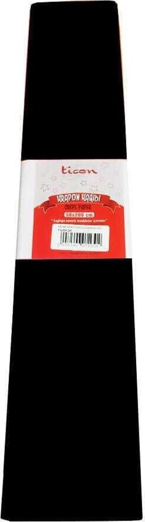 Ticon Krapon Kağıdı 50x200cm Siyah - Image 1