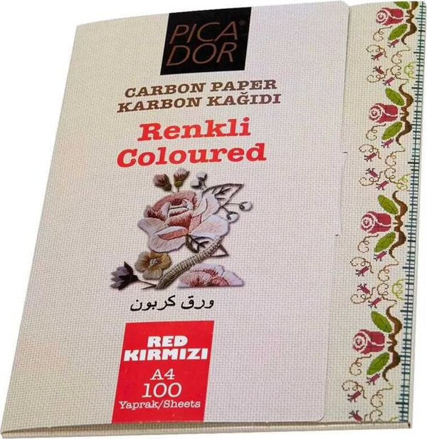 Picador Karbon Kağıdı A4 100 Yaprak Kırmızı - Image 1
