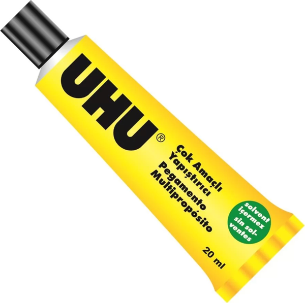 Uhu Sıvı Yapıştırıcı Solventsiz Çok Amaçlı (20ml) - Image 1