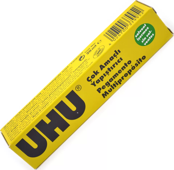 Uhu Solventsiz Çok Amaçlı Yapıştırıcı 20 ml No:12 37995 - Image 1