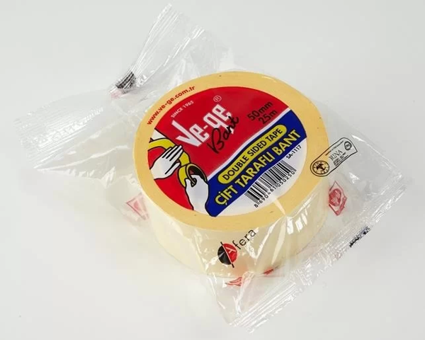 VeGe Çift Taraflı Bant (48 mm x 25 m) - Image 1