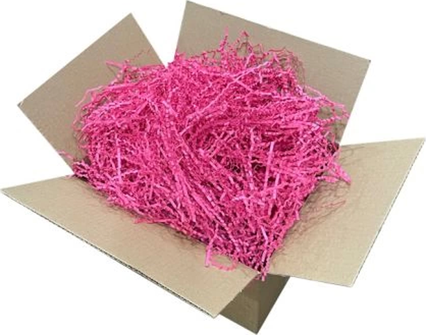 Zikzak Kırpık Kağıt Dolgu Malzemesi - Fuşya Pembe - 1 Kg. - Image 1