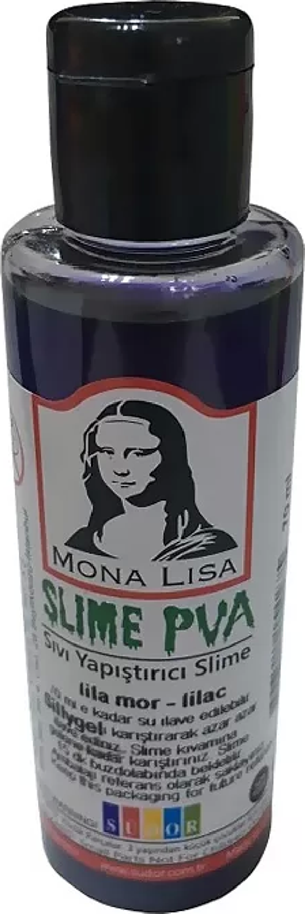 SÜDOR SL01-16 MONA LİSA SIVI YAPIŞTIRICI SLİME FOSFORLU SARI 70ml - Image 1